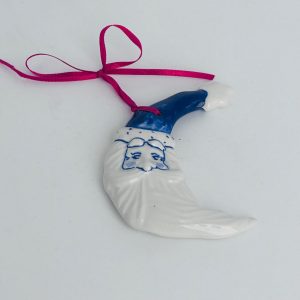 Santa beard moon blue