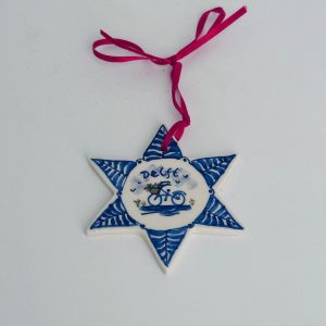 Christmas star with dutch bike