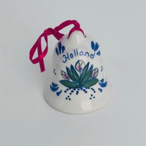 Christmas bell small with tulips