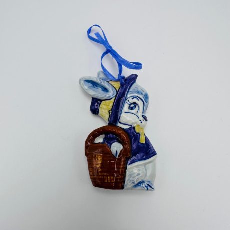 Easter ornament bunny with basket